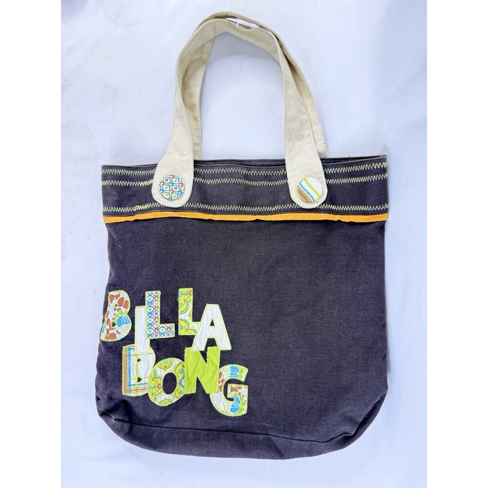Y2K Pre owned Billabong Floral Patch Tags 13” X 12” X 3”